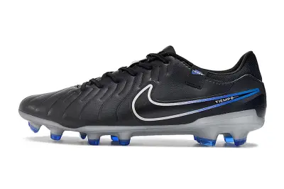 Nike Tiempo Legend 10 Academy FG - Black/Electric Blue/White