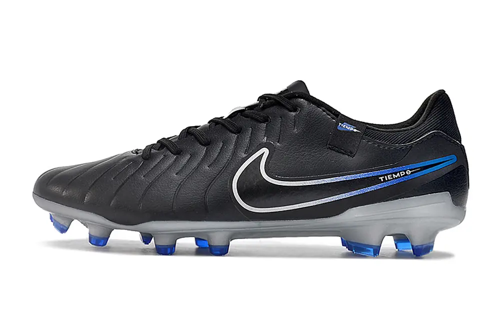 Nike Tiempo Legend 10 Academy FG - Black/Electric Blue/White