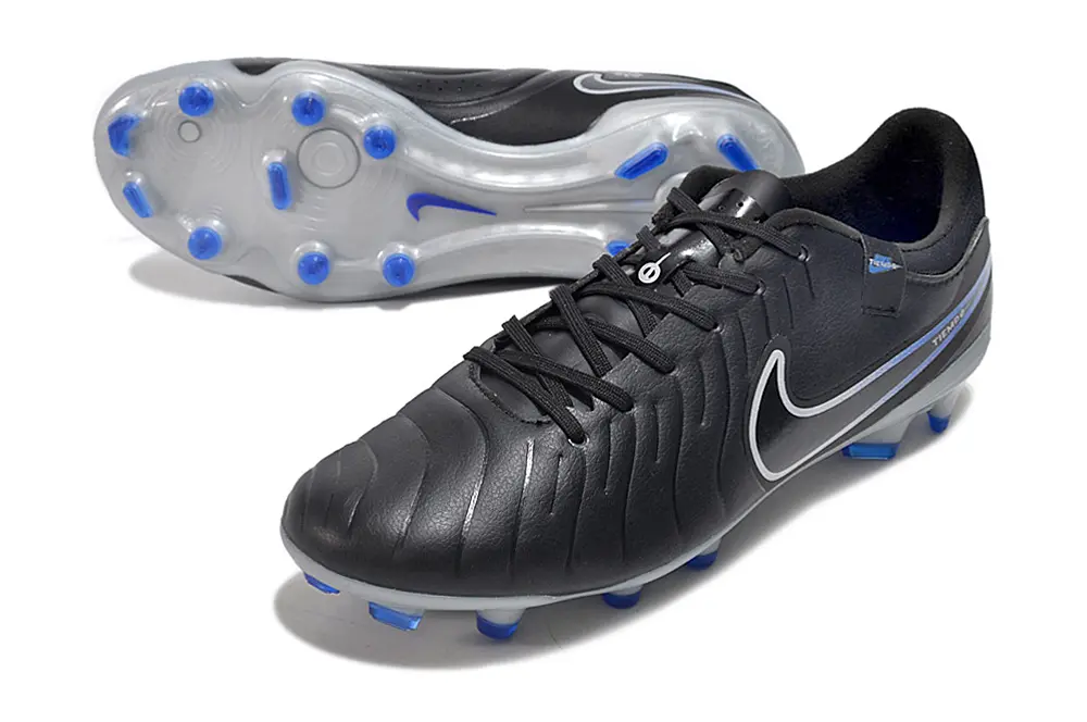 Nike Tiempo Legend 10 Academy FG - Black/Electric Blue/White