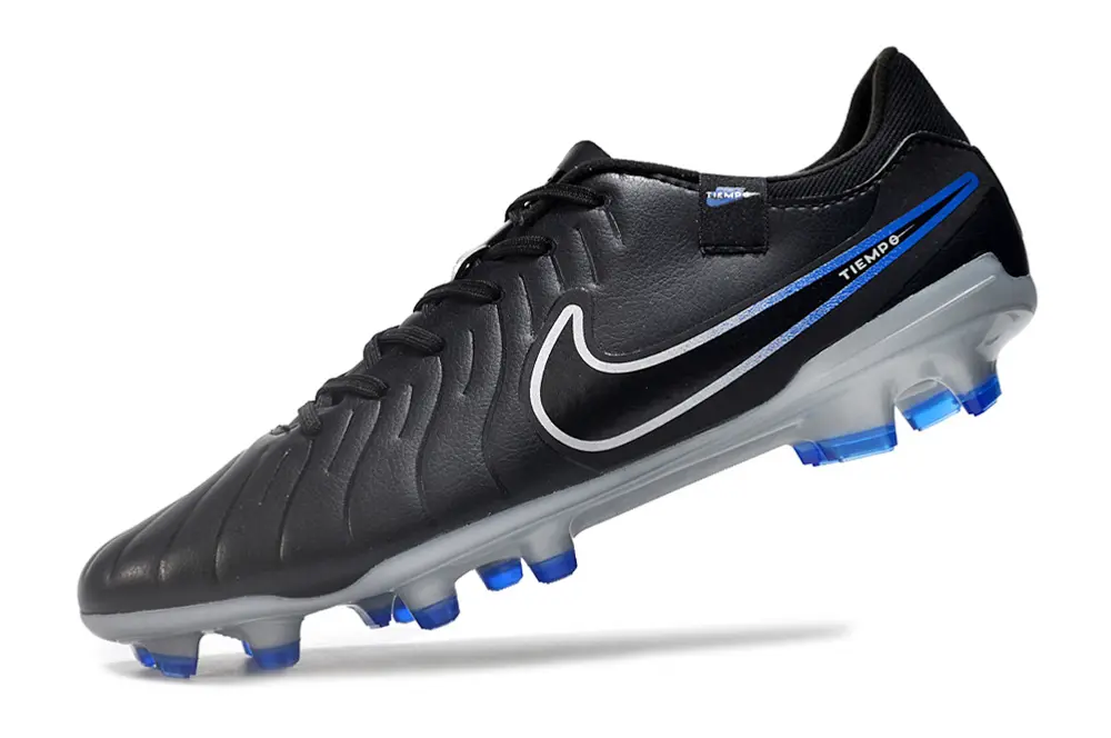 Nike Tiempo Legend 10 Academy FG - Black/Electric Blue/White