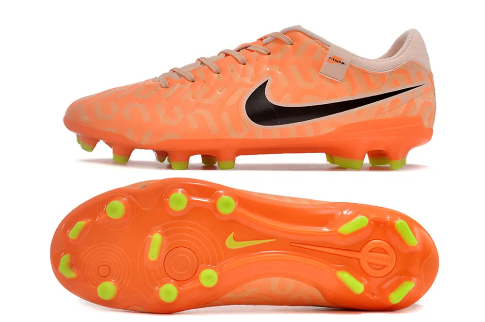 Nike Tiempo Legend 10 Academy FG - Orange/Bright Coral/Lime Green