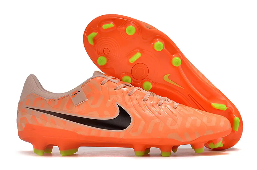 Nike Tiempo Legend 10 Academy FG - Orange/Bright Coral/Lime Green