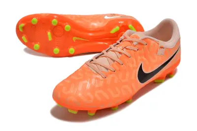 Nike Tiempo Legend 10 Academy FG - Orange/Bright Coral/Lime Green