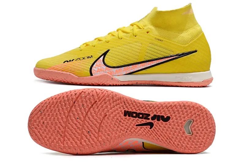 Nike Air Zoom Mercurial Superfly 9 Elite IC - Yellow/Bright Yellow/Pink Coral