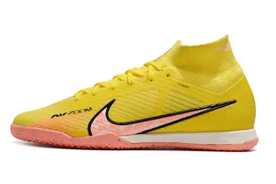 Nike Air Zoom Mercurial Superfly 9 Elite IC - Yellow/Bright Yellow/Pink Coral