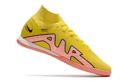 Nike Air Zoom Mercurial Superfly 9 Elite IC - Yellow/Bright Yellow/Pink Coral