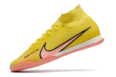 Nike Air Zoom Mercurial Superfly 9 Elite IC - Yellow/Bright Yellow/Pink Coral