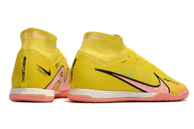 Nike Air Zoom Mercurial Superfly 9 Elite IC - Yellow/Bright Yellow/Pink Coral
