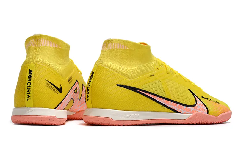Nike Air Zoom Mercurial Superfly 9 Elite IC - Yellow/Bright Yellow/Pink Coral