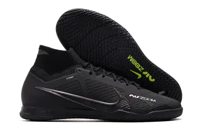 Nike Air Zoom Mercurial Superfly 9 Elite IC - Black/Electric Green/Charcoal Gray