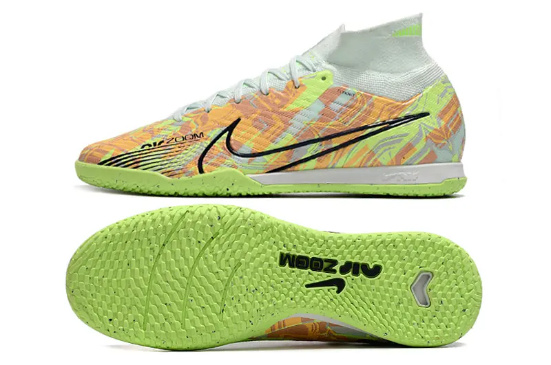 Nike Air Zoom Mercurial Superfly 9 Elite IC - Yellow/Vibrant Lime/Artistic Orange