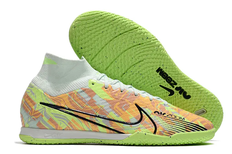 Nike Air Zoom Mercurial Superfly 9 Elite IC - Yellow/Vibrant Lime/Artistic Orange