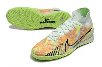 Nike Air Zoom Mercurial Superfly 9 Elite IC - Yellow/Vibrant Lime/Artistic Orange