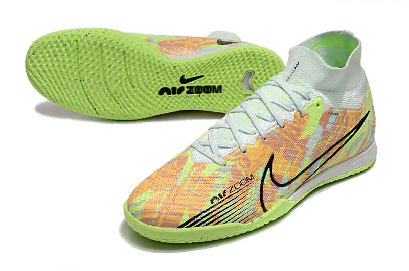 Nike Air Zoom Mercurial Superfly 9 Elite IC - Yellow/Vibrant Lime/Artistic Orange