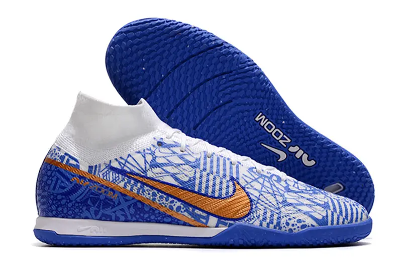 Nike Air Zoom Mercurial Superfly 9 Elite IC - Blue/Electric Blue/Metallic Orange