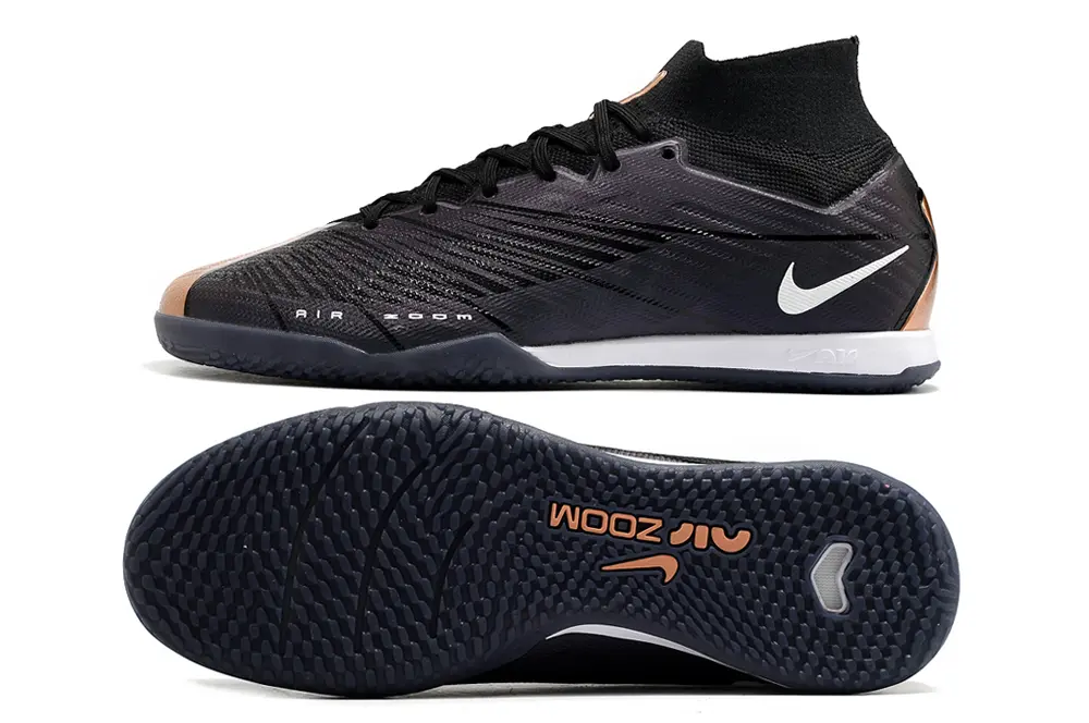 Nike Air Zoom Mercurial Superfly 9 Elite IC - Black/Copper/White