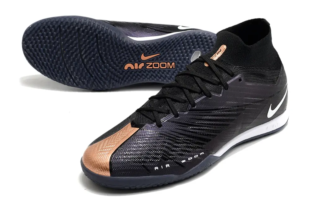 Nike Air Zoom Mercurial Superfly 9 Elite IC - Black/Copper/White