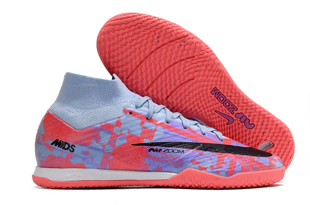 Nike Air Zoom Mercurial Superfly 9 Elite IC - Blue/Coral Pink/Soft Blue