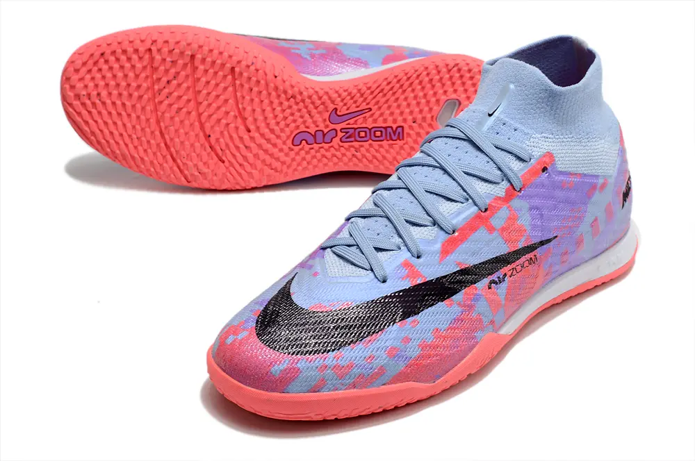 Nike Air Zoom Mercurial Superfly 9 Elite IC - Blue/Coral Pink/Soft Blue