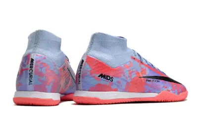 Nike Air Zoom Mercurial Superfly 9 Elite IC - Blue/Coral Pink/Soft Blue