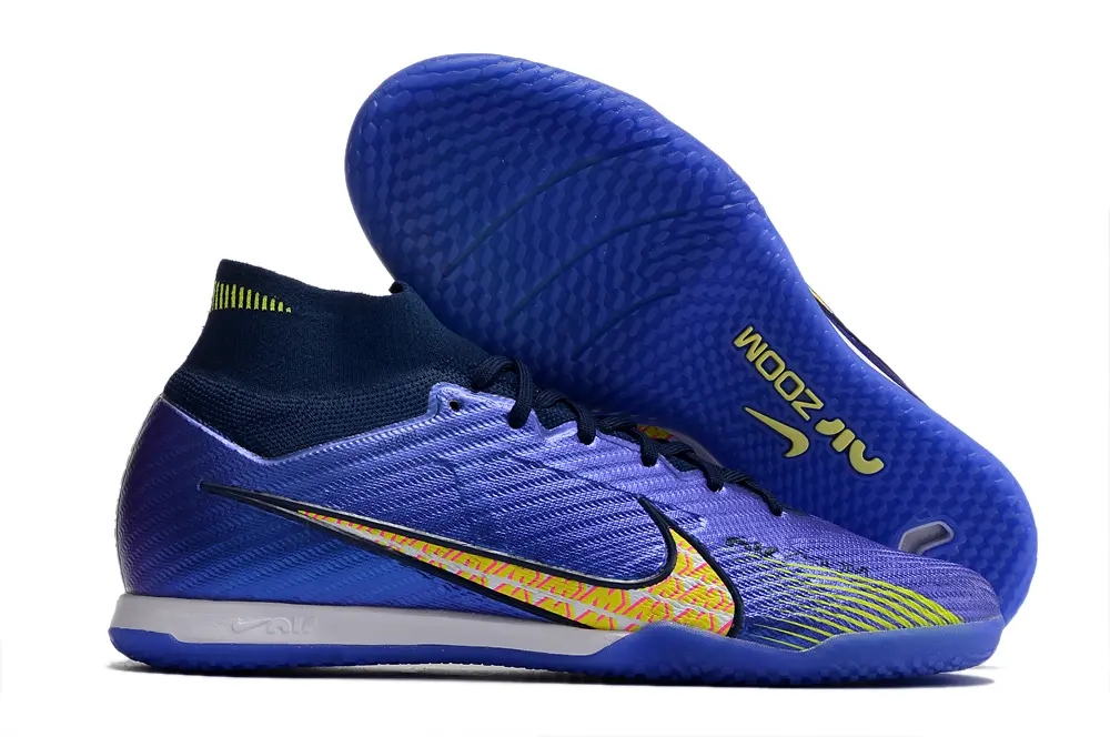 Nike Air Zoom Mercurial Superfly 9 Elite IC - Purple/Electric Yellow/Deep Blue