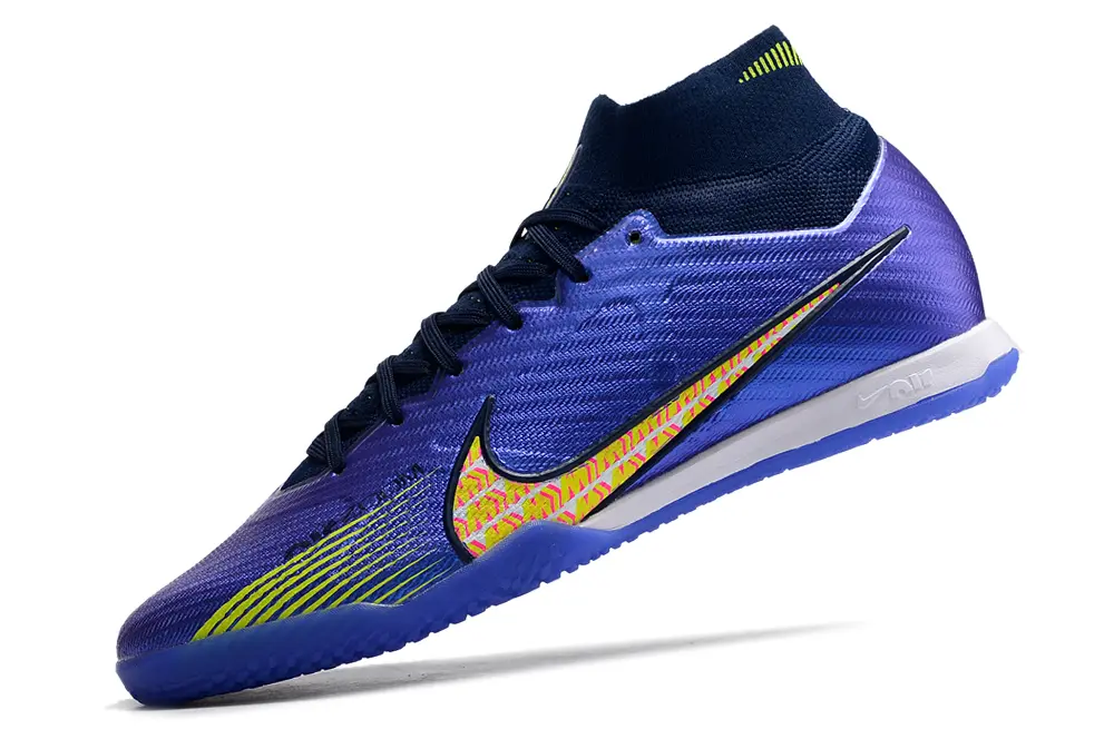 Nike Air Zoom Mercurial Superfly 9 Elite IC - Purple/Electric Yellow/Deep Blue