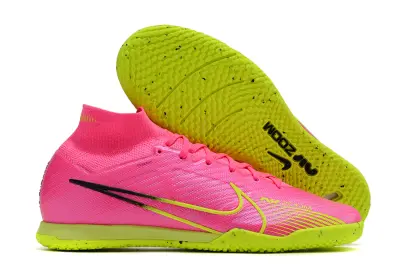 Nike Air Zoom Mercurial Superfly 9 Elite IC - Pink/Neon Green/Fuchsia Blast