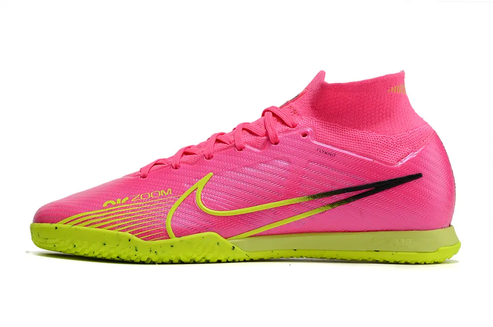 Nike Air Zoom Mercurial Superfly 9 Elite IC - Pink/Neon Green/Fuchsia Blast