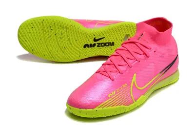 Nike Air Zoom Mercurial Superfly 9 Elite IC - Pink/Neon Green/Fuchsia Blast