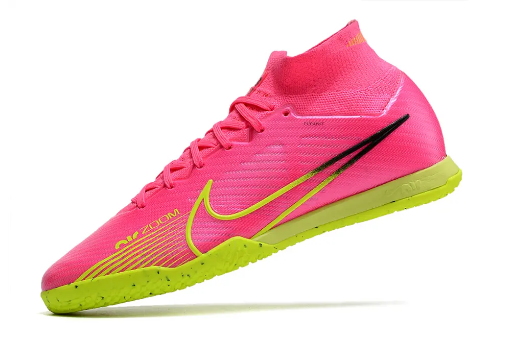 Nike Air Zoom Mercurial Superfly 9 Elite IC - Pink/Neon Green/Fuchsia Blast