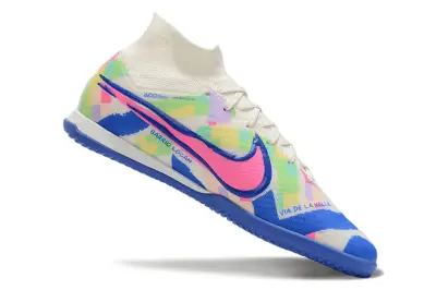 Nike Air Zoom Mercurial Superfly 9 Elite IC - Blue/Electric Blue/Pastel Multicolor
