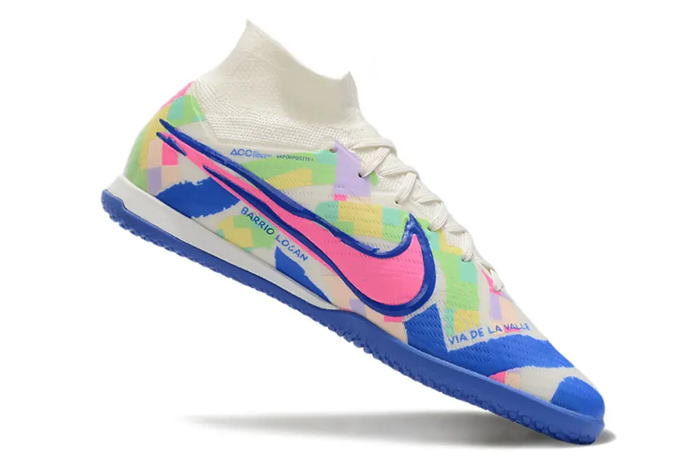 Nike Air Zoom Mercurial Superfly 9 Elite IC - Blue/Electric Blue/Pastel Multicolor