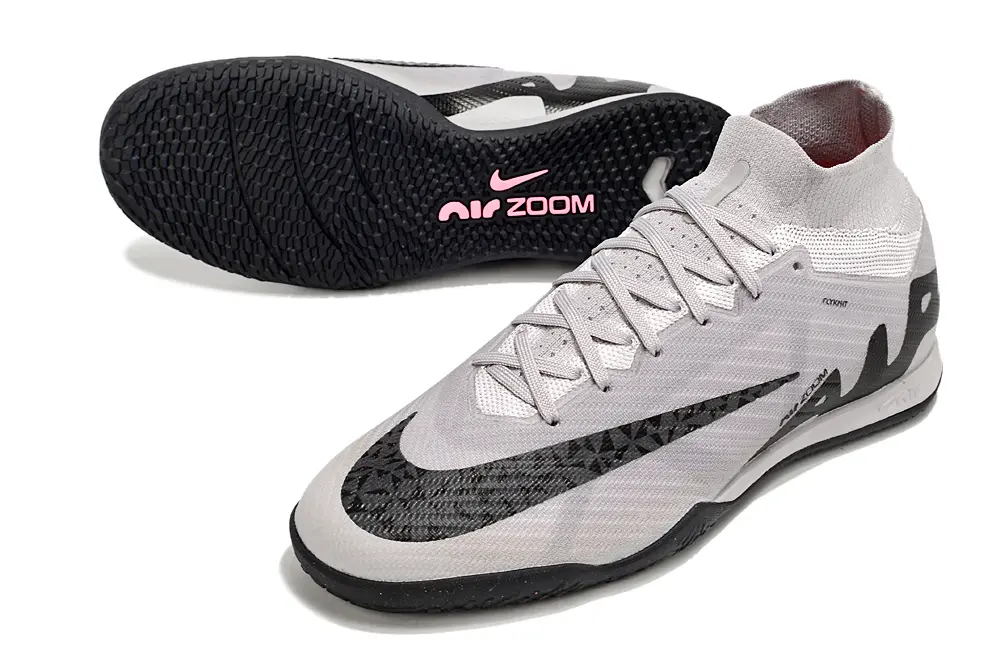 Nike Air Zoom Mercurial Superfly 9 Elite IC - Gray/Black/Light Pink