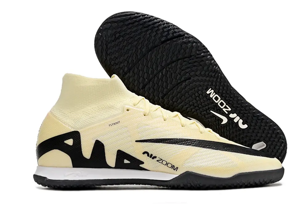 Nike Air Zoom Mercurial Superfly 9 Elite IC - Yellow/Creamy Yellow/Deep Black