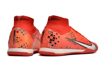 CR7 x Nike Air Zoom Mercurial Superfly 9 Elite IC - Red/Coral Blaze/Frosty White