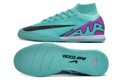 Nike Air Zoom Mercurial Superfly 9 Elite IC - Aqua/Purple Spray/Aqua Burst