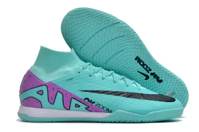 Nike Air Zoom Mercurial Superfly 9 Elite IC - Aqua/Purple Spray/Aqua Burst