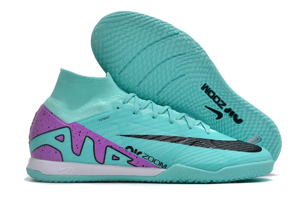 Nike Air Zoom Mercurial Superfly 9 Elite IC - Aqua/Purple Spray/Aqua Burst