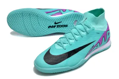 Nike Air Zoom Mercurial Superfly 9 Elite IC - Aqua/Purple Spray/Aqua Burst