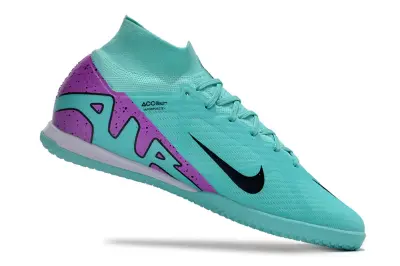 Nike Air Zoom Mercurial Superfly 9 Elite IC - Aqua/Purple Spray/Aqua Burst