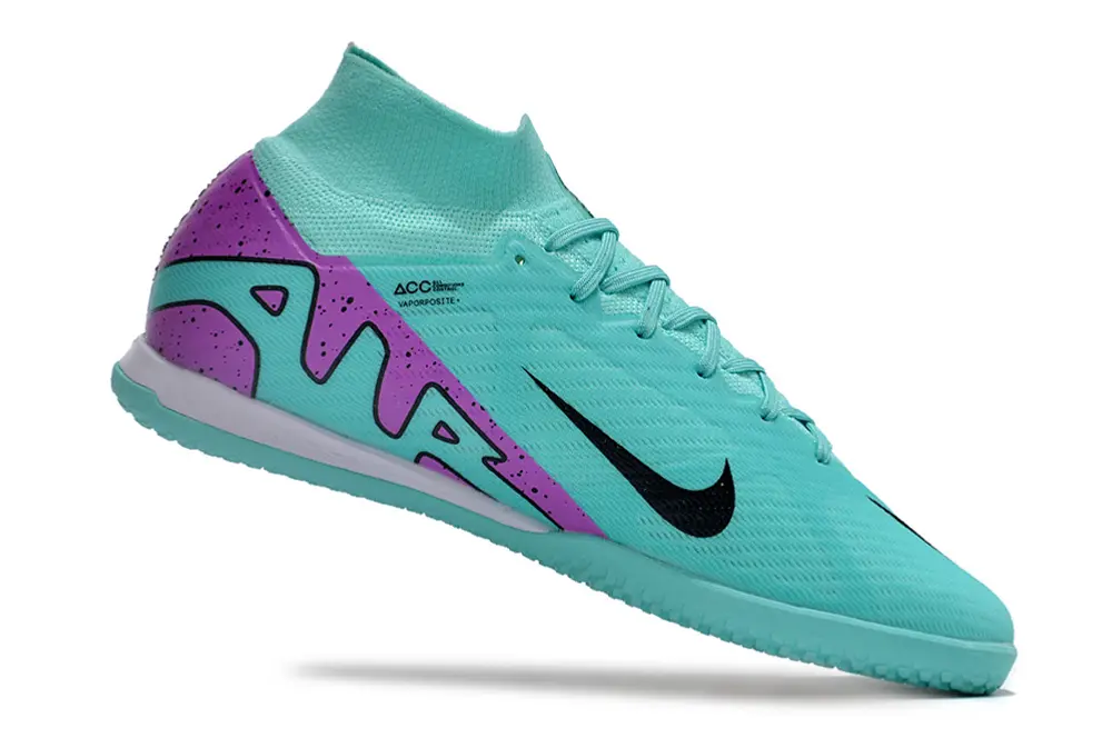 Nike Air Zoom Mercurial Superfly 9 Elite IC - Aqua/Purple Spray/Aqua Burst