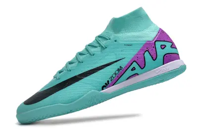 Nike Air Zoom Mercurial Superfly 9 Elite IC - Aqua/Purple Spray/Aqua Burst