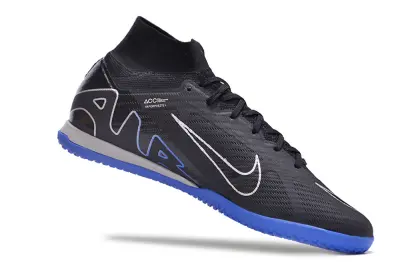 Nike Air Zoom Mercurial Superfly 9 Elite IC - Black/Electric Blue/Stealth Gray