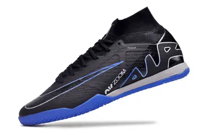 Nike Air Zoom Mercurial Superfly 9 Elite IC - Black/Electric Blue/Stealth Gray