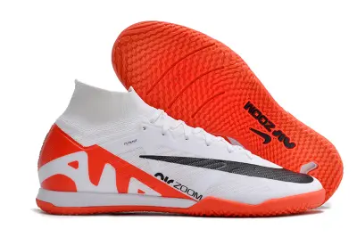 Nike Air Zoom Mercurial Superfly 9 Elite IC - White/Bright Red/Black