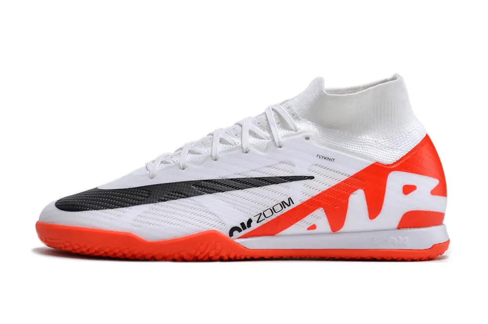 Nike Air Zoom Mercurial Superfly 9 Elite IC - White/Bright Red/Black