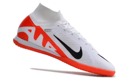 Nike Air Zoom Mercurial Superfly 9 Elite IC - White/Bright Red/Black