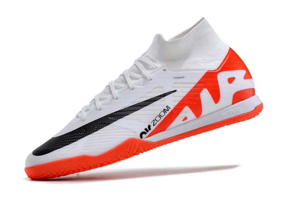 Nike Air Zoom Mercurial Superfly 9 Elite IC - White/Bright Red/Black