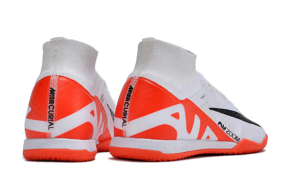 Nike Air Zoom Mercurial Superfly 9 Elite IC - White/Bright Red/Black