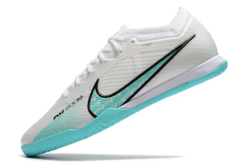 Nike Air Zoom Mercurial Vapor 15 Elite IC - White/Aqua Blue/Black